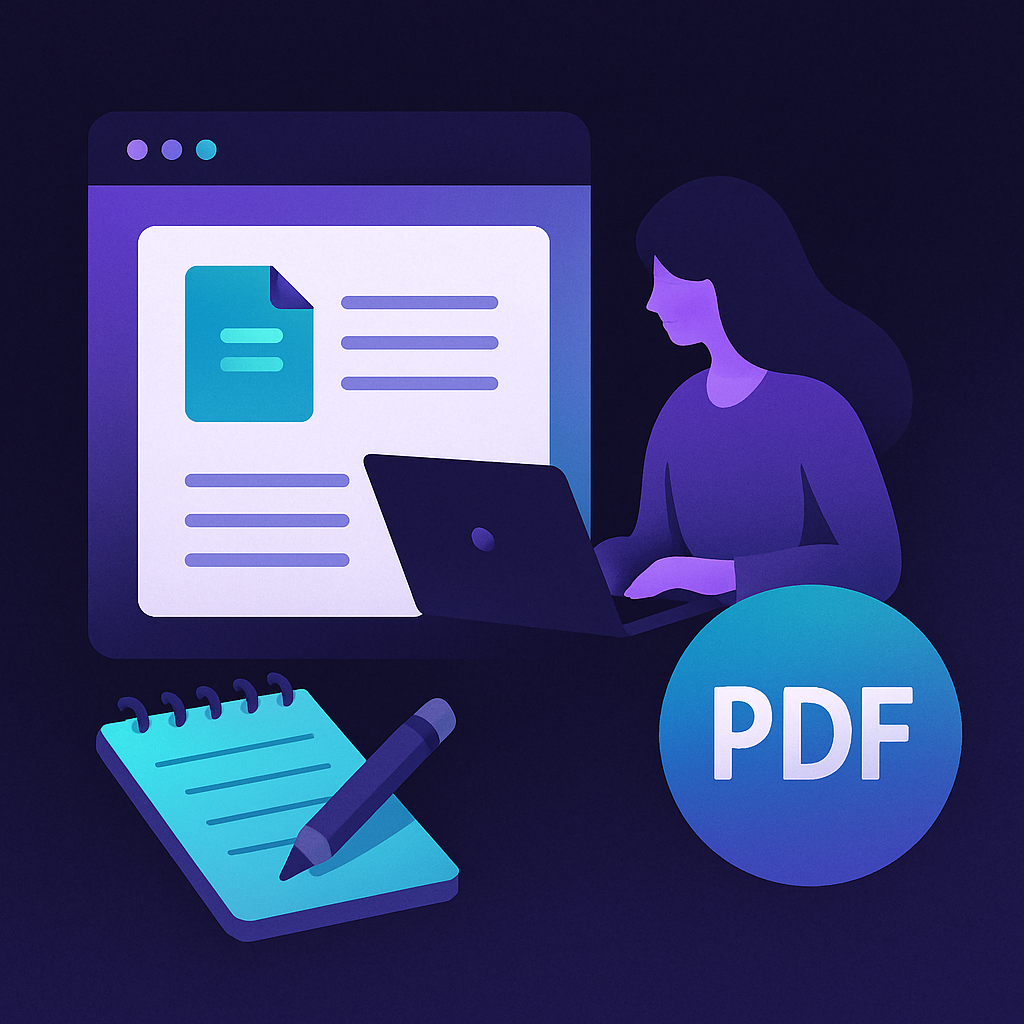 Como Criar um PDF Profissional Para Vender Online: Do Rascunho ao Produto Pronto