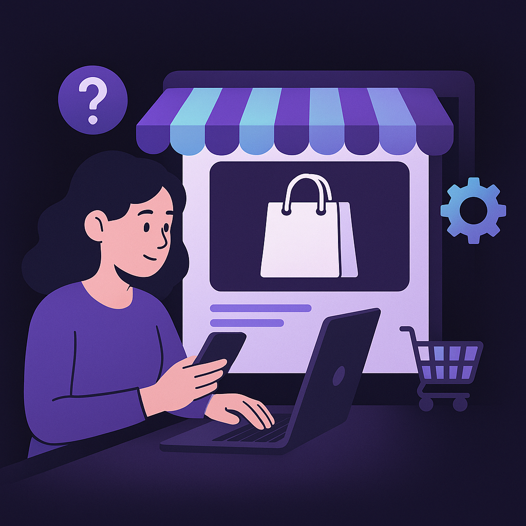 como criar loja virtual sem saber tecnologia