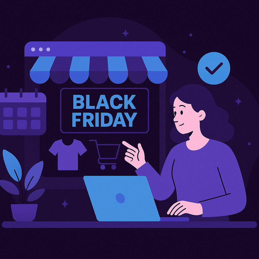 preparação black friday loja virtual educadora