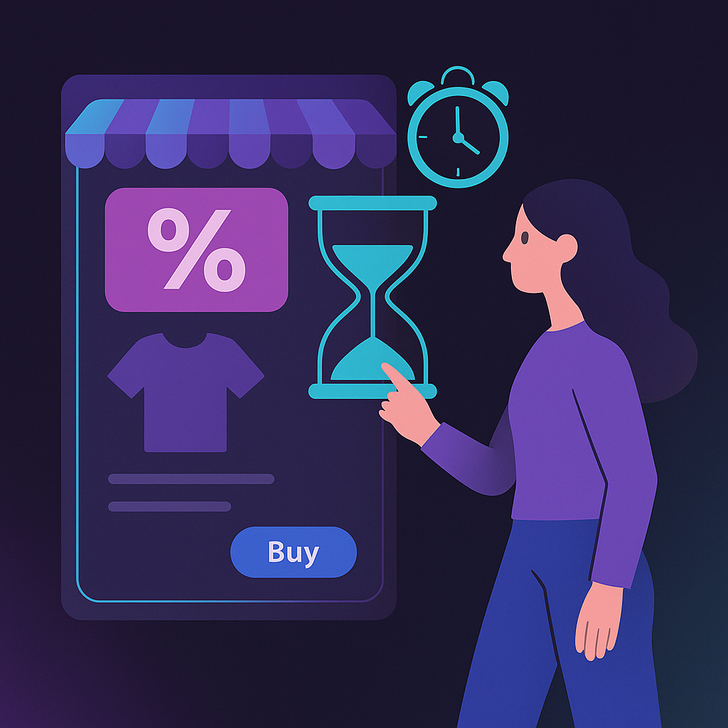 urgência promoção vendas online